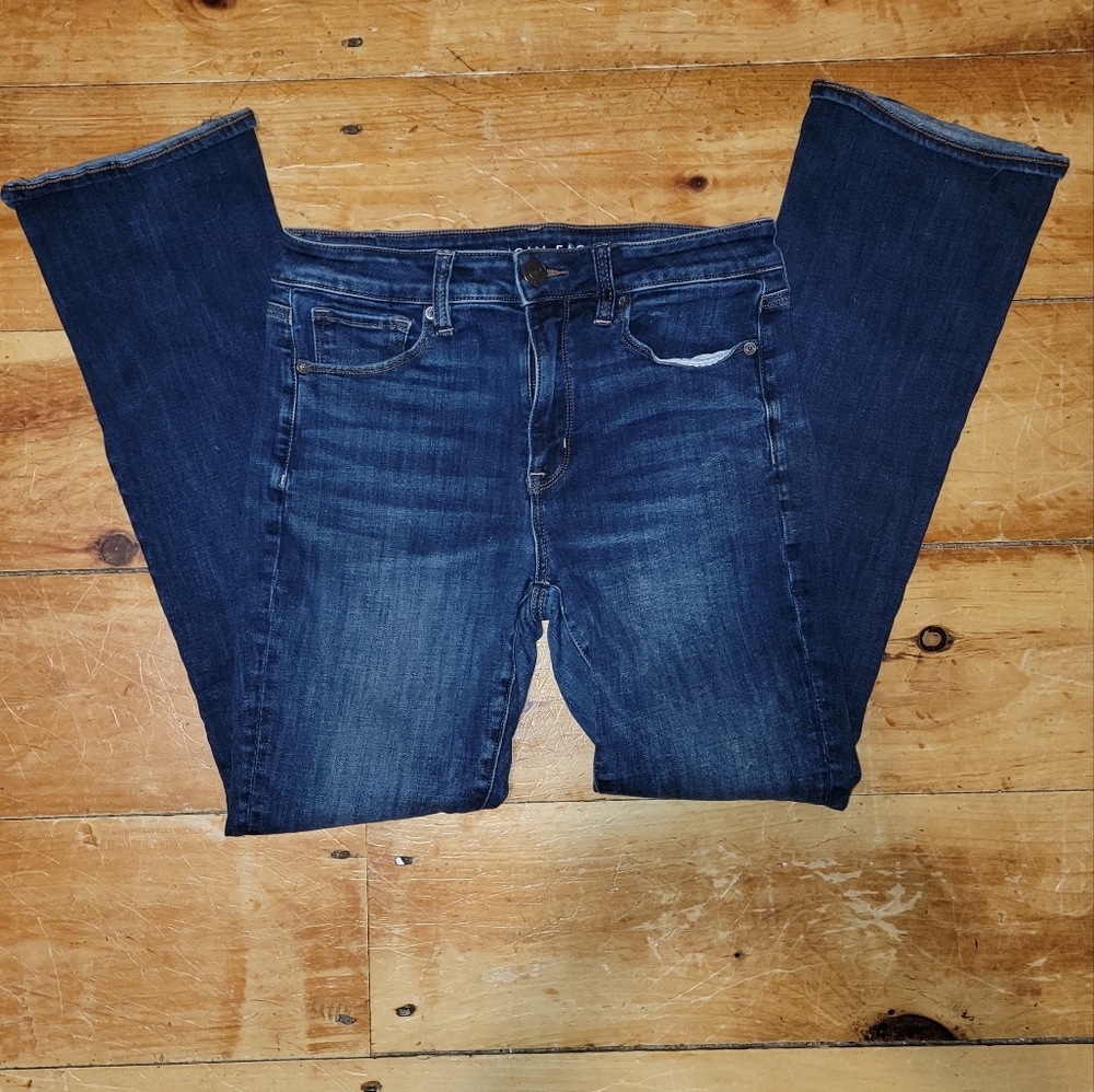 American Eagle High-Rise Skinny Kick Jeans Size 8